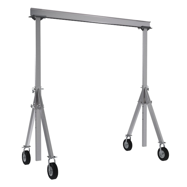 Alum Gantry Crane, Pneumatic Caster, 15x12